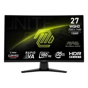 Msi Mag 274cqf 27 Inc 180hz 0 5ms 2k Wqhd Adaptive Sync Rapid Va Kavisli Gaming Monitor 1