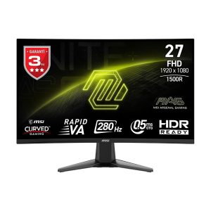 Msi Mag 276cxf 27 Inc 280hz 0 5ms Full Hd Adaptive Sync Rapid Va Kavisli Gaming Monitor 1