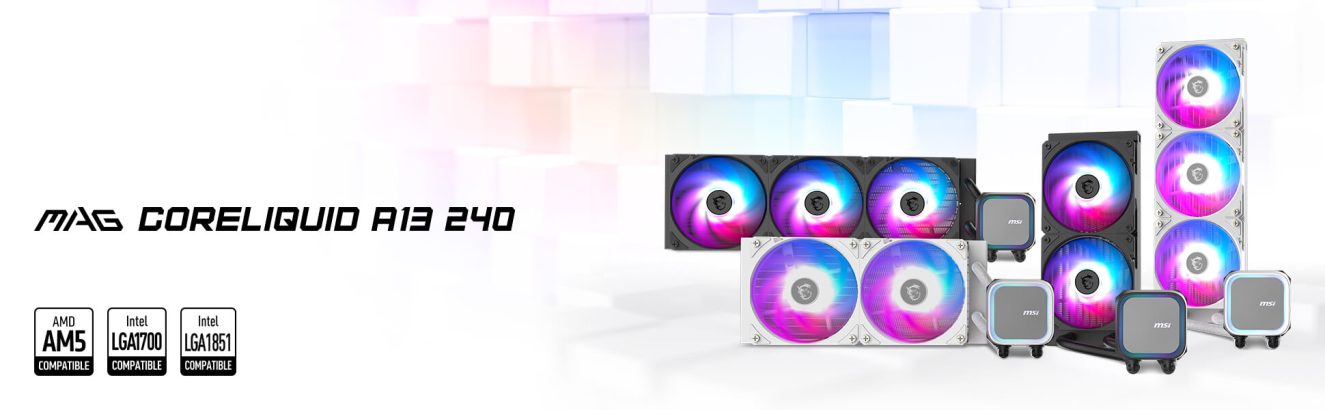 MSI MAG CORELIQUID A13 240 Sıvı Soğutucu H1