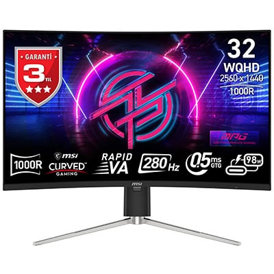MSI MPG 325CQRXF Kavisli Gaming Monitör H1