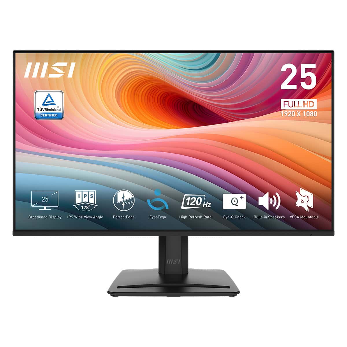 Msi Pro Mp251 E2 24 5 Inc 120hz 1ms Full Hd Adaptive Sync Ips Monitor 1