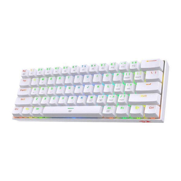 Redragon K630 Dragonborn 60 Blue Switch Rgb Hotswap Turkce Beyaz Mekanik Gaming Klavye 3