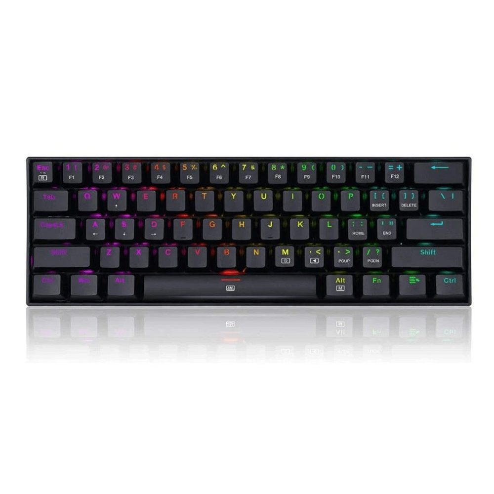 Redragon K630 Dragonborn 60 Blue Switch Rgb Hotswap Turkce Siyah Mekanik Gaming Klavye 1