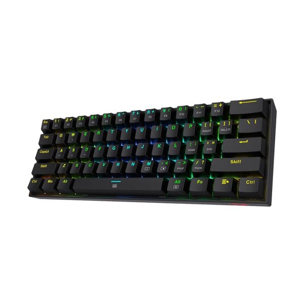 Redragon K630 Dragonborn 60 Blue Switch Rgb Hotswap Turkce Siyah Mekanik Gaming Klavye 3