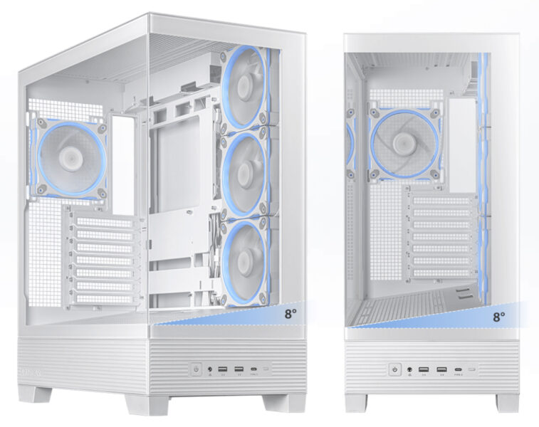 ASUS A31 PLUS Case ASUS A31 PLUS TG ARGB Beyaz Gaming Kasa H11