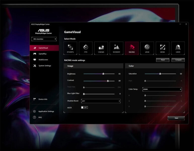 ROG Strix XG32WCMS ASUS ROG Strix XG32WCMS Gaming Monitör H12