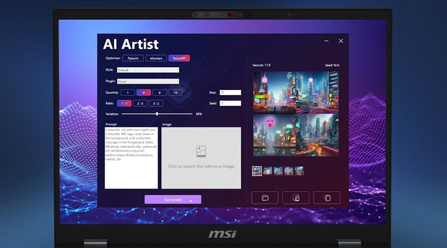 MSI PRESTIGEPRO 14 AI C2HVEG-076TR Gaming Laptop H12