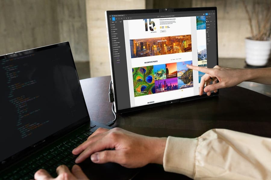ASUS ZenScreen Fold OLED MQ17QH ASUS ZenScreen Fold OLED MQ17QH Katlanabilir Taşınabilir Monitör H14