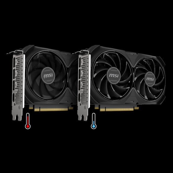 MSI GeForce RTX 4060 Ti VENTUS 2X BLACK 8G OC Bulk Ekran Kartı H5