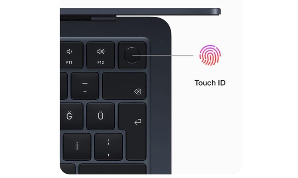 Touch ID özellikli arkadan aydınlatmalı Magic Keyboard