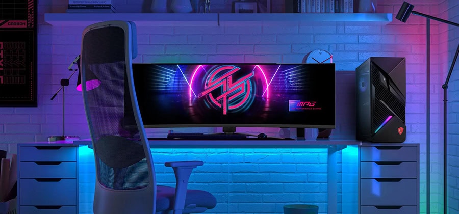 MSI MPG 491CQPX QD-OLED Gaming Monitör H7