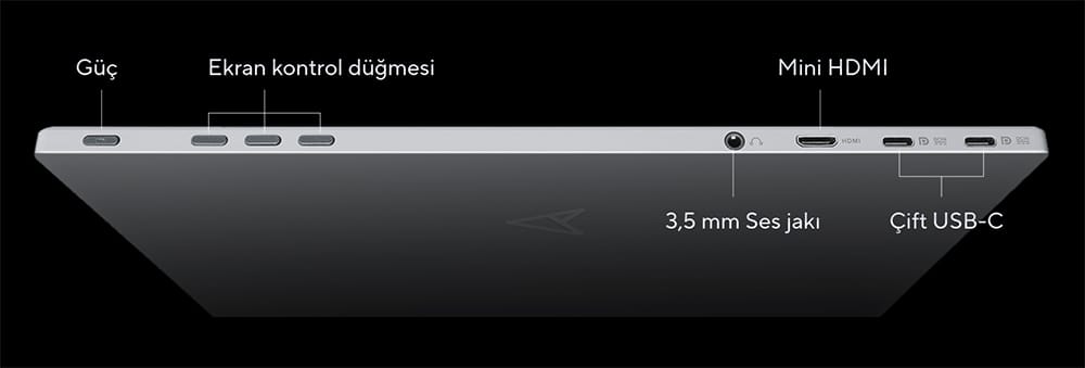ASUS ZenScreen Fold OLED MQ17QH ASUS ZenScreen Fold OLED MQ17QH Katlanabilir Taşınabilir Monitör H11