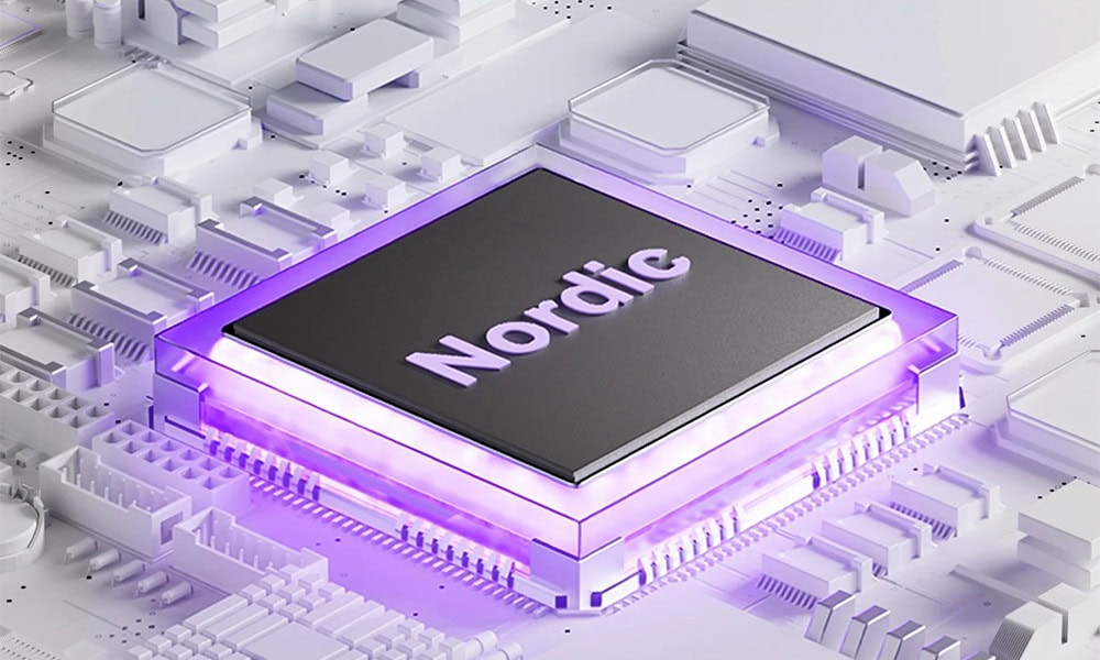 Dual Nordic Çip (nRF52840 + nRF52820)