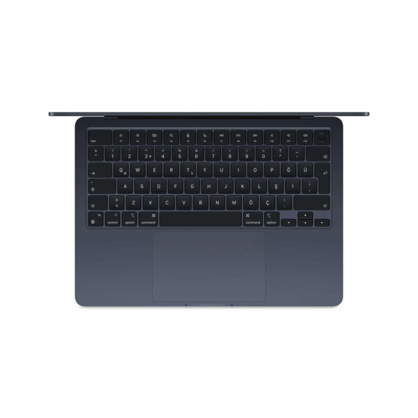 Apple Macbook Air M3 Cip 8 Cekirdek Cpu 8 Cekirdek Gpu 16gb Ram 256gb Ssd 13 Inc 2k Qhd Gece Yarisi Laptop Mc8k4tu A 2