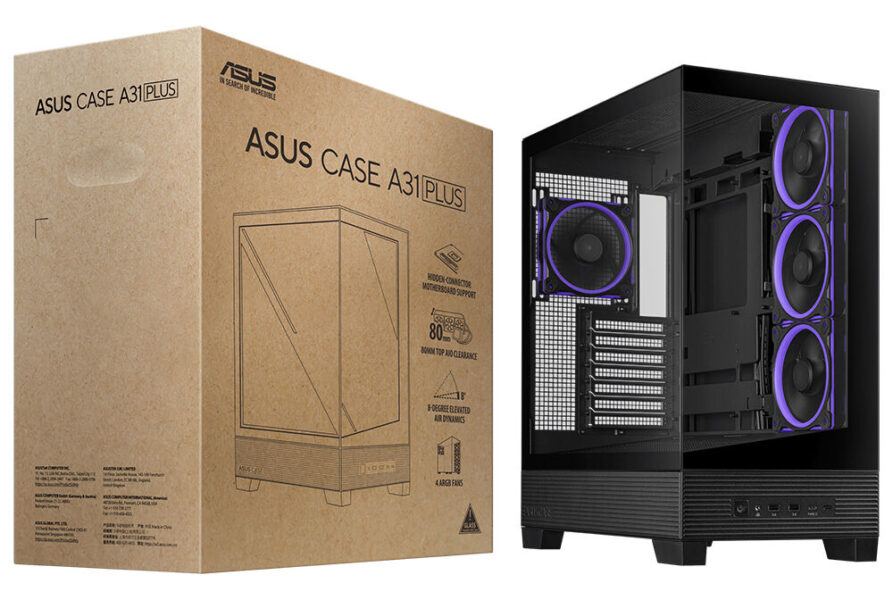 ASUS A31 PLUS TG ARGB Siyah Gaming Kasa H1