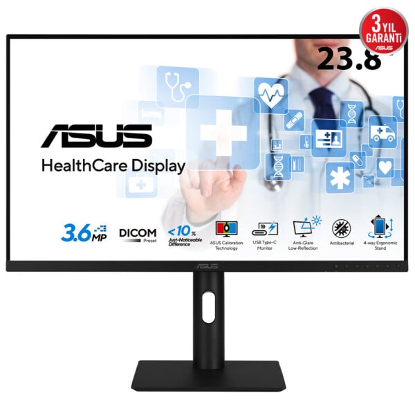 Asus Ha2441a 23 8 Inc 75hz 5ms 2k Qhd Ips Pivot Monitor 2