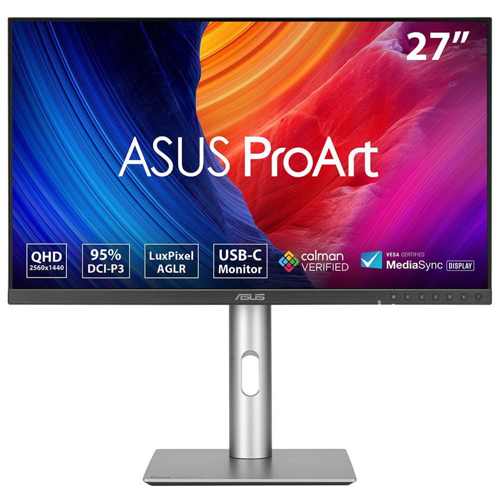 Asus Proart Pa278cfrv 27 Inc 100hz 5ms 2k Qhd Adaptive Sync Ips Pivot Monitor 1