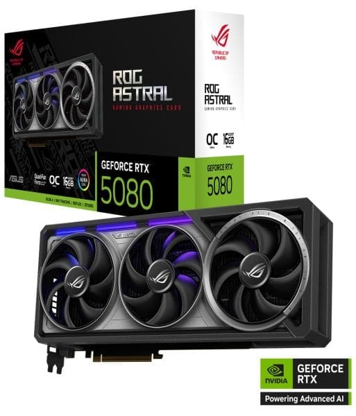 ASUS ROG Astral GeForce RTX 5080 OC Ekran Kartı H2