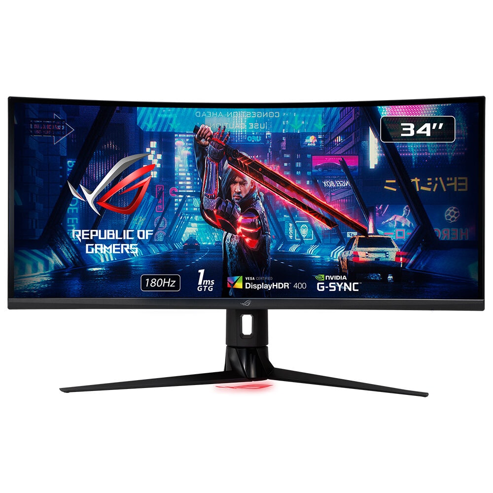Asus Rog Strix Xg349c 34 Inc 180hz 1ms Wqhd Adaptive Sync Fast Ips Kavisli Gaming Monitor 1
