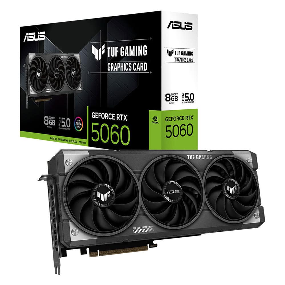 Asus Tuf Gaming Geforce Rtx 5060 8gb Gddr7 128 Bit Dlss 4 Ekran Karti Y1