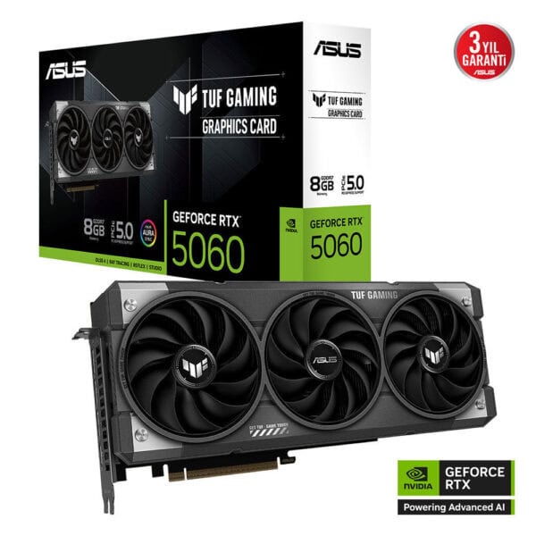 Asus Tuf Gaming Geforce Rtx 5060 8gb Gddr7 128 Bit Dlss 4 Ekran Karti Y2