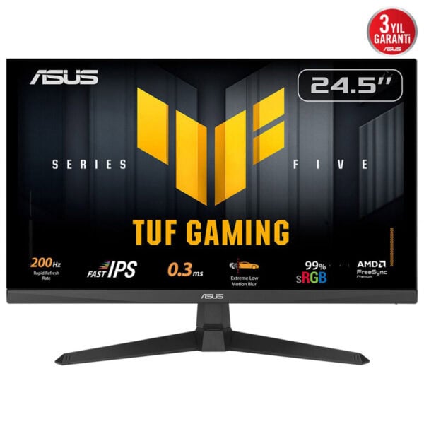 Asus Tuf Gaming Vg259q5a 24.5 Inç 200hz 0.3ms Full Hd Adaptive Sync Fast Ips Gaming Monitör 2