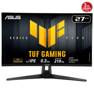 Asus Tuf Gaming Vg27aq5a 27 Inç 210hz 0.3ms 2k Qhd Adaptive Sync Fast Ips Gaming Monitör 2