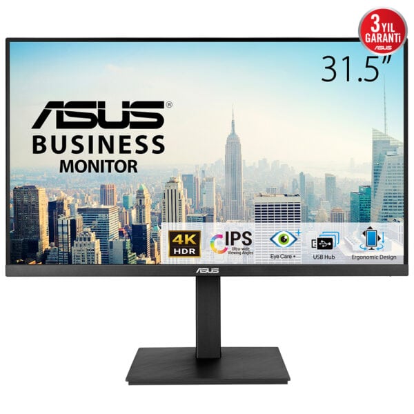 Asus Va32uqsb 31 5 Inc 60hz 4ms 4k Uhd Adaptive Sync Ips Pivot Monitor 2