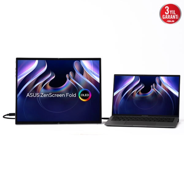 Asus Zenscreen Fold Oled Mq17qh 17 3 Inc 60hz 0 2ms 2k Qhd Oled Katlanabilir Tasinabilir Monitor 5