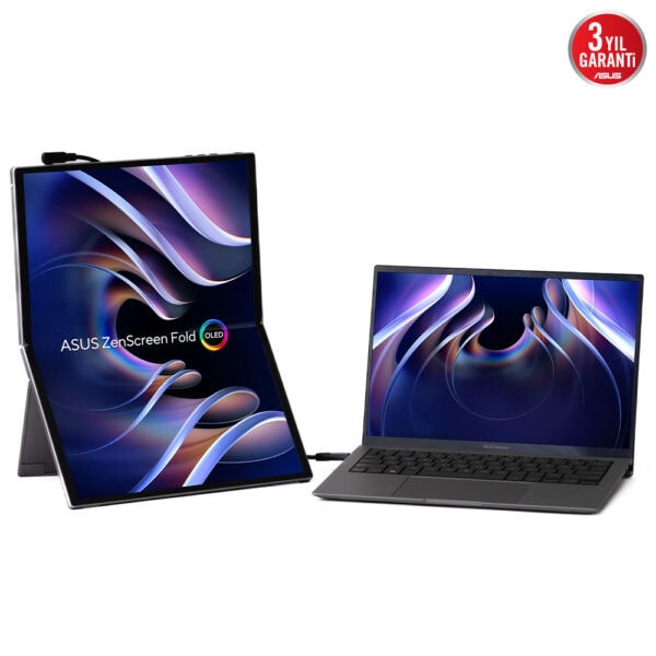 Asus Zenscreen Fold Oled Mq17qh 17 3 Inc 60hz 0 2ms 2k Qhd Oled Katlanabilir Tasinabilir Monitor 8