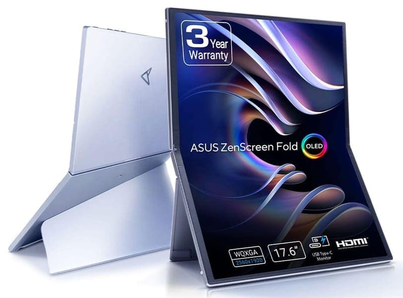ASUS ZenScreen Fold OLED MQ17QH ASUS ZenScreen Fold OLED MQ17QH Katlanabilir Taşınabilir Monitör H2
