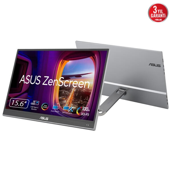 Asus Zenscreen Oled Mq16ahe 15 6 Inc 60hz 1ms Full Hd Oled Tasinabilir Monitor 2