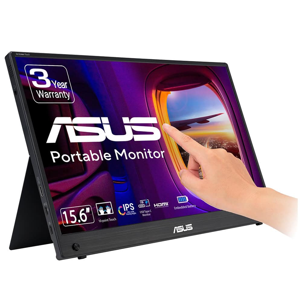 Asus Zenscreen Touch Mb16amtr 15 6 Inc 60hz 5ms Full Hd Ips Dokunmatik Tasinabilir Monitor 1