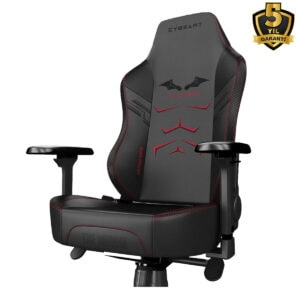Cybeart Dc Series The Batman Edition Pu Deri Bel Destekli 4d Hafizali Yastik Oyuncu Koltugu Y2