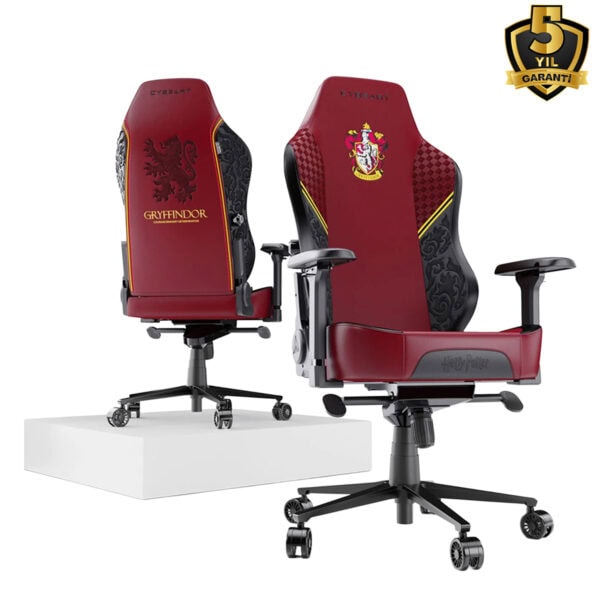 Cybeart Harry Potter Series Gryffindor Edition Pu Deri Bel Destekli 4d Hafizali Yastik Oyuncu Koltugu Y5