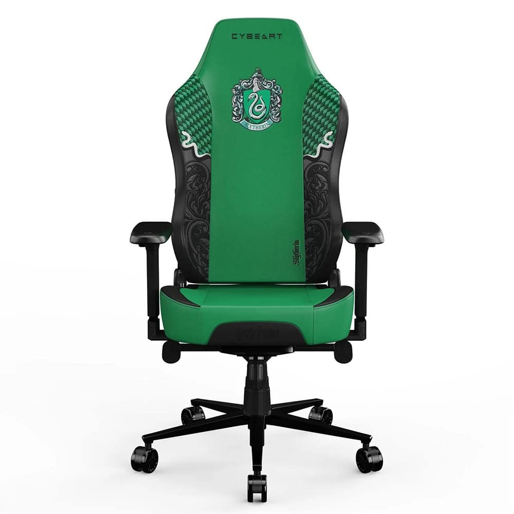 Cybeart Harry Potter Series Slytherin Edition Pu Deri Bel Destekli 4d Hafizali Yastik Oyuncu Koltugu 1