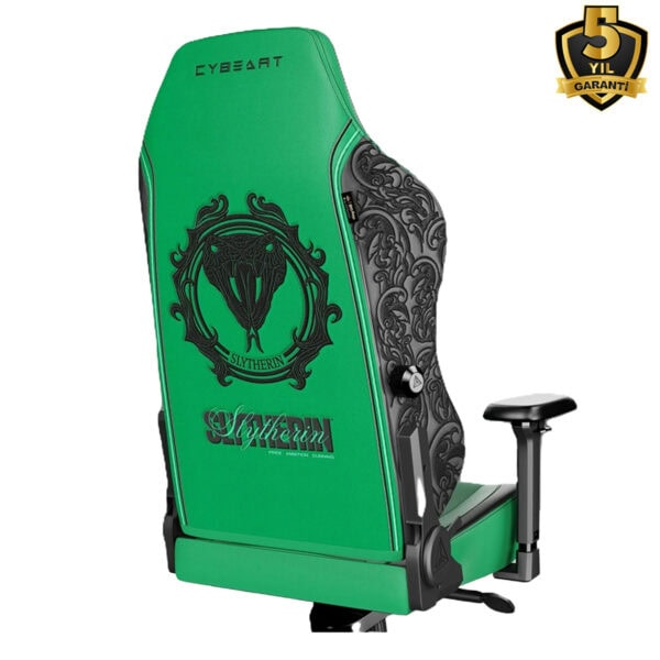 Cybeart Harry Potter Series Slytherin Edition Pu Deri Bel Destekli 4d Hafizali Yastik Oyuncu Koltugu Y3