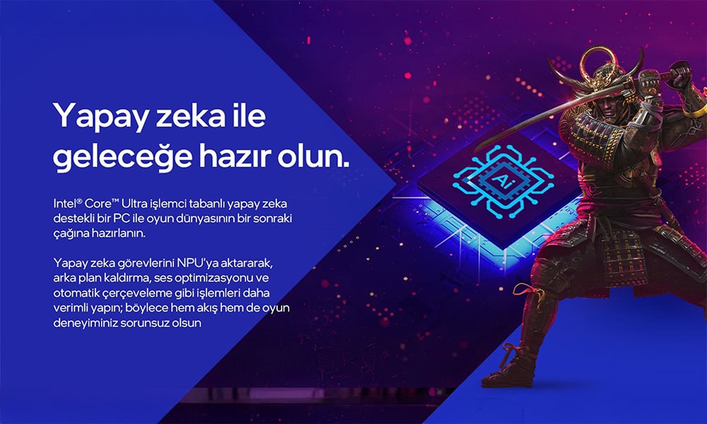 Yapay zeka ile geleceğe hazır olun.