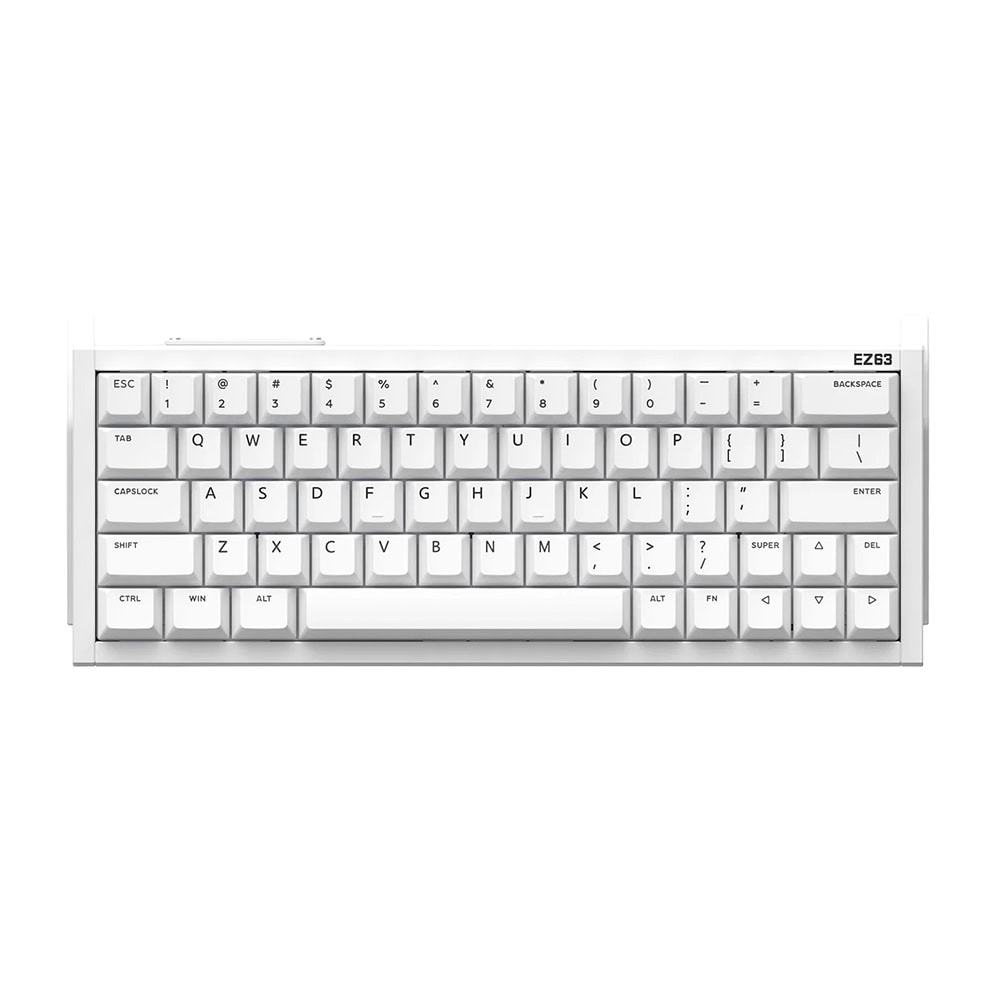 Iqunix Ez63 White Hall Effect Magnetic Jade Pro Manyetik Switch Rgb Hotswap Mekanik Gaming Klavye 1