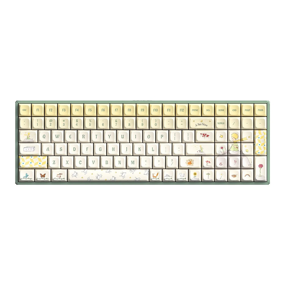 Iqunix X Little Prince F97 Floral Date Rgb Kablosuz Hotswap Mekanik Gaming Klavye 1