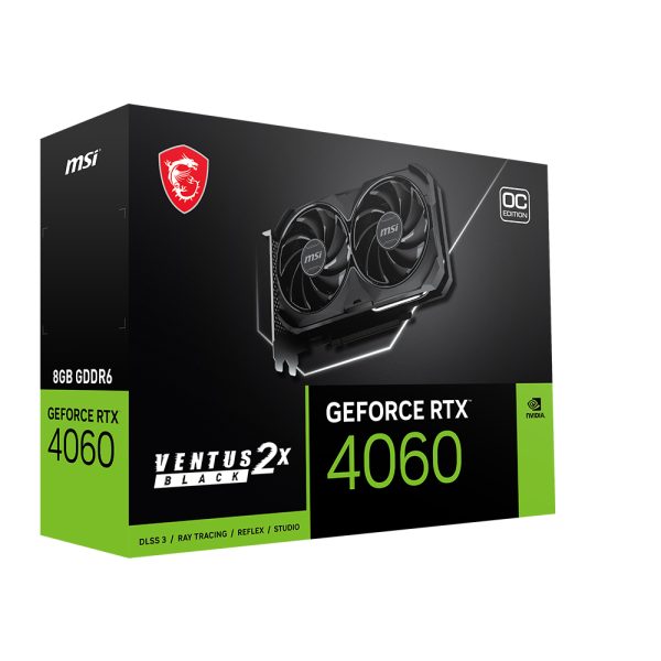 Msi Geforce Rtx 4060 Ventus 2x Black 8g 8gb Gddr6 128 Bit Dlss 3 Ekran Karti 10