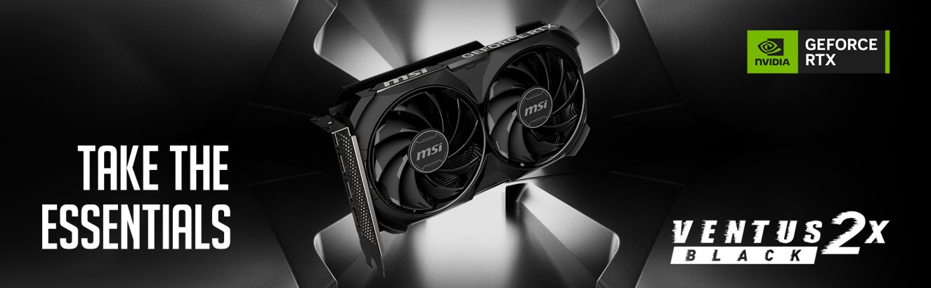 MSI GeForce RTX 4060 VENTUS 2X BLACK 8G Ekran Kartı H1