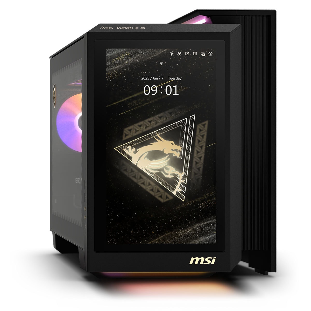 Msi Meg Vision X Ai 2nvv9 056tr Intel Core Ultra 9 285k 32gb Ddr5 2tb Ssd Rtx5080 16gb W11 Home Gaming Masaüstü Bilgisayar 1