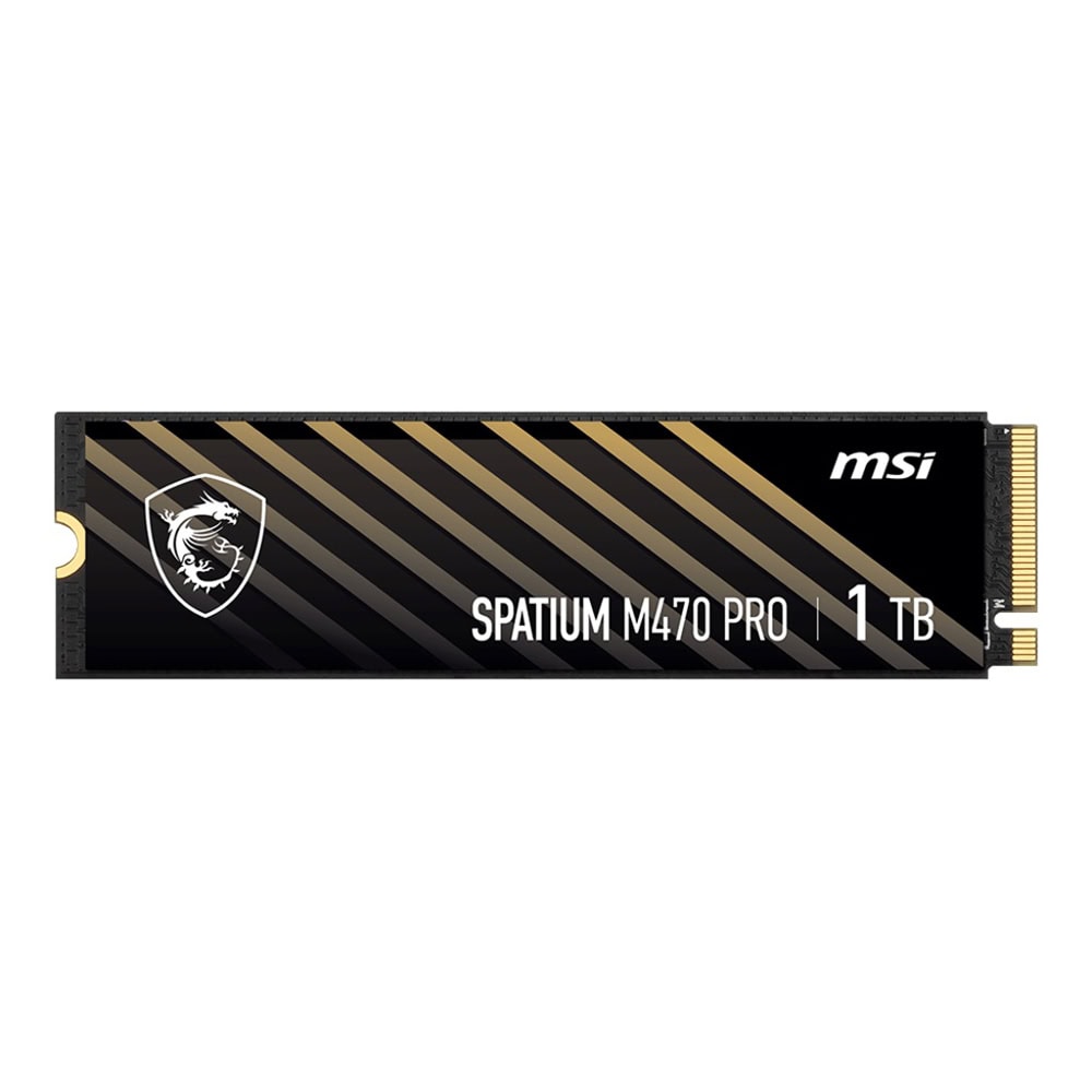 Msi Spatium M470 Pro 1tb Nvme Pcie Gen4 X4 Okuma 6000mb Yazma 4500mb M 2 Ssd 1