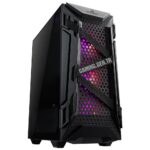 Gelişmiş oyun bilgisayarı kasası, RGB aydınlatmalı fanlar ve hava akışını optimize eden tasarım ile yüksek performans sağlar.
