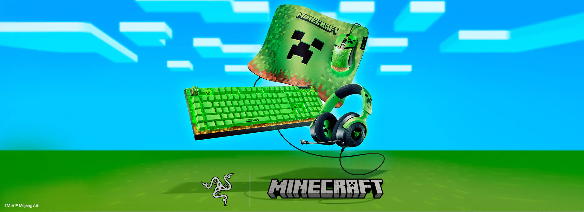 Razer Ve Minecraft Is Birligi Oyunun Icinden Firlamis Gibi