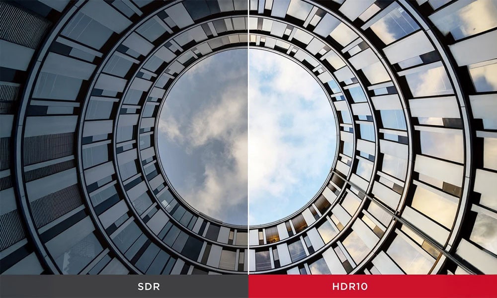 HDR10 Mükemmel Kontrast Sunar