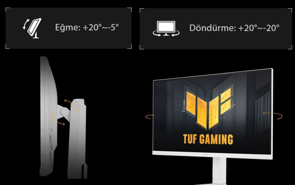 TUF Gaming VG27AQML1A-W ASUS TUF Gaming VG27AQML1A-W Gaming Monitör H16