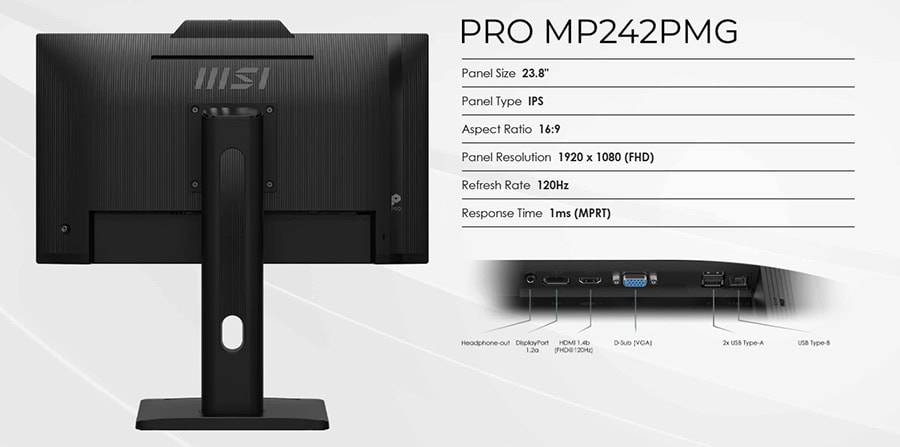 MSI PRO MP242PMG Monitör h18