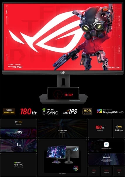 ROG Strix XG27ACG ASUS ROG Strix XG27ACG Gaming Monitör h2